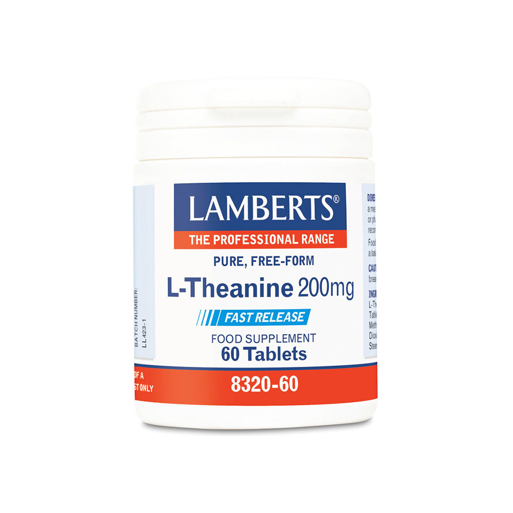 LAMBERTS - Vegan L-Theanine 200mg (fast release) - 60tabs